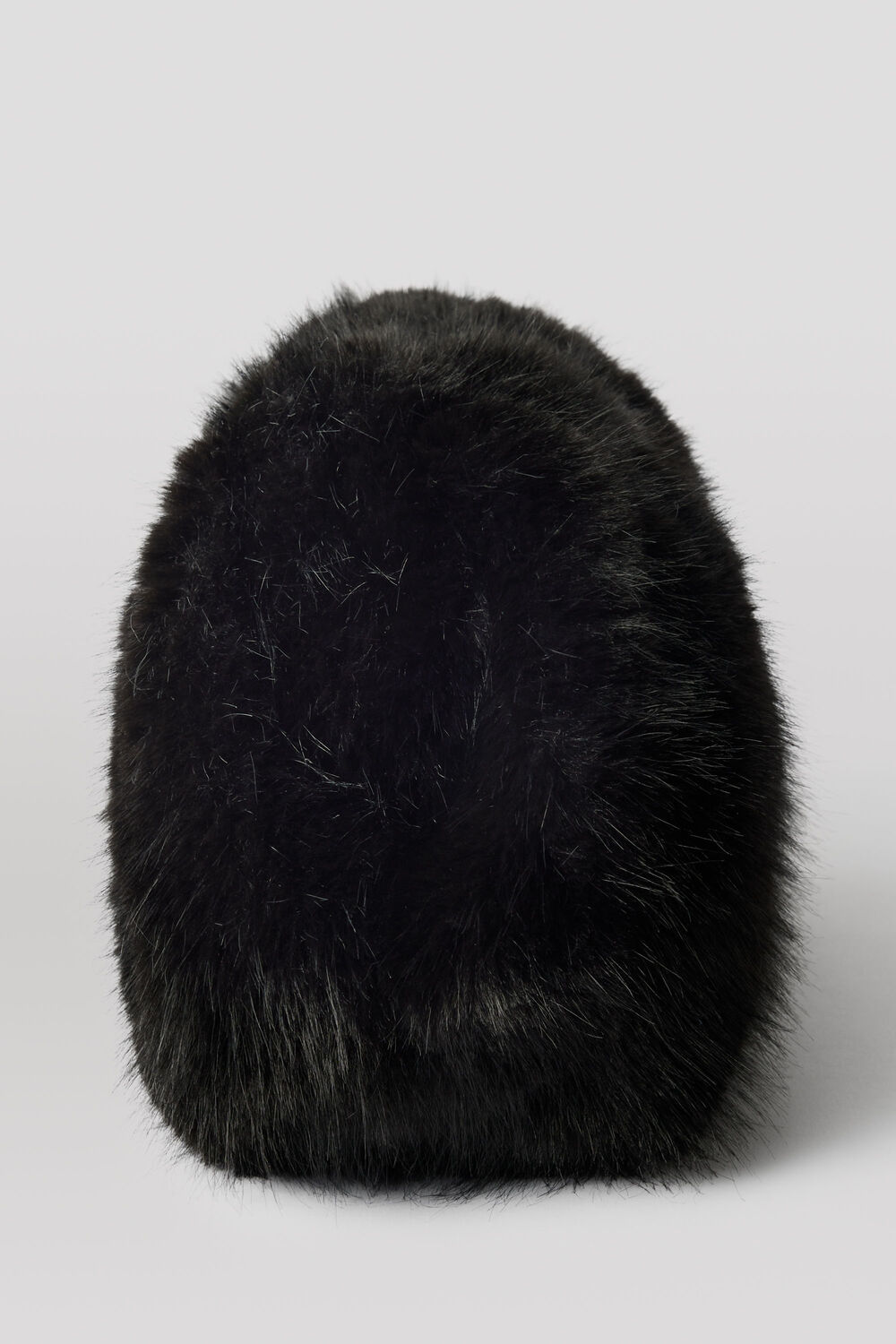 Faux Fur Frame Clutch Bag
