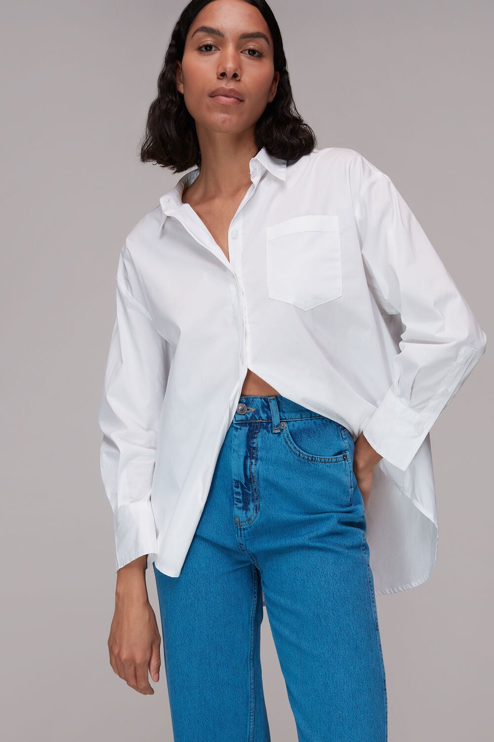 Blue Barrel Leg Authentic Jean