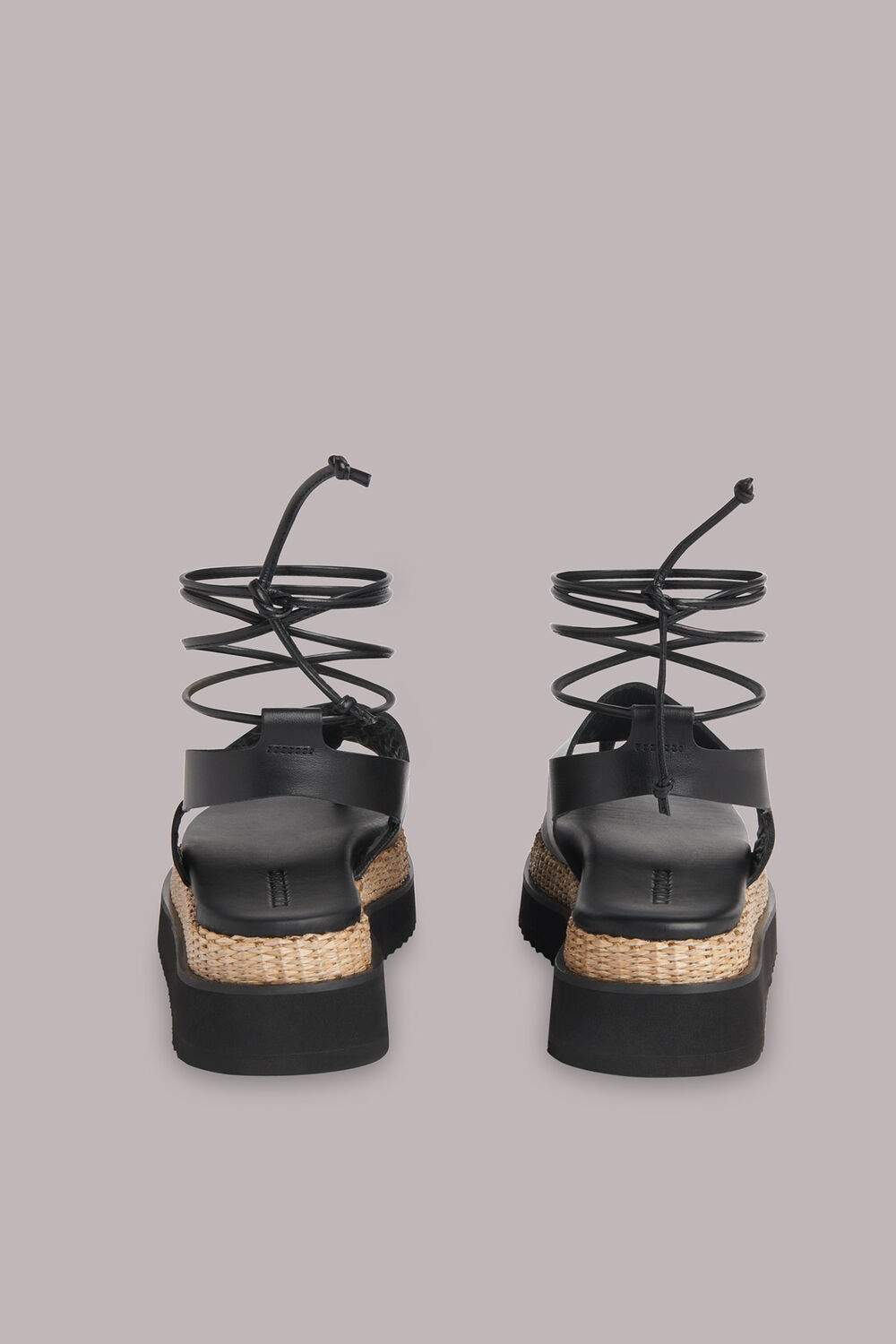 Lia Raffia Platform Sandal