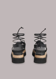 Lia Raffia Platform Sandal