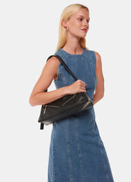Seva Triple Zip Shoulder Bag