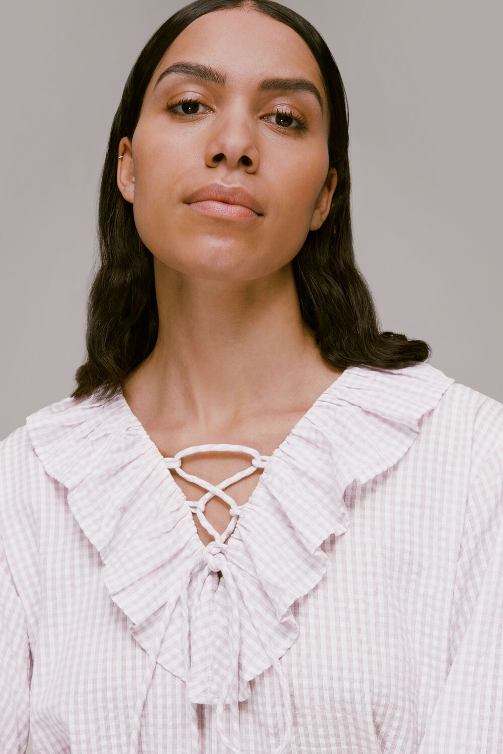 Multicolour Francesca Check Blouse