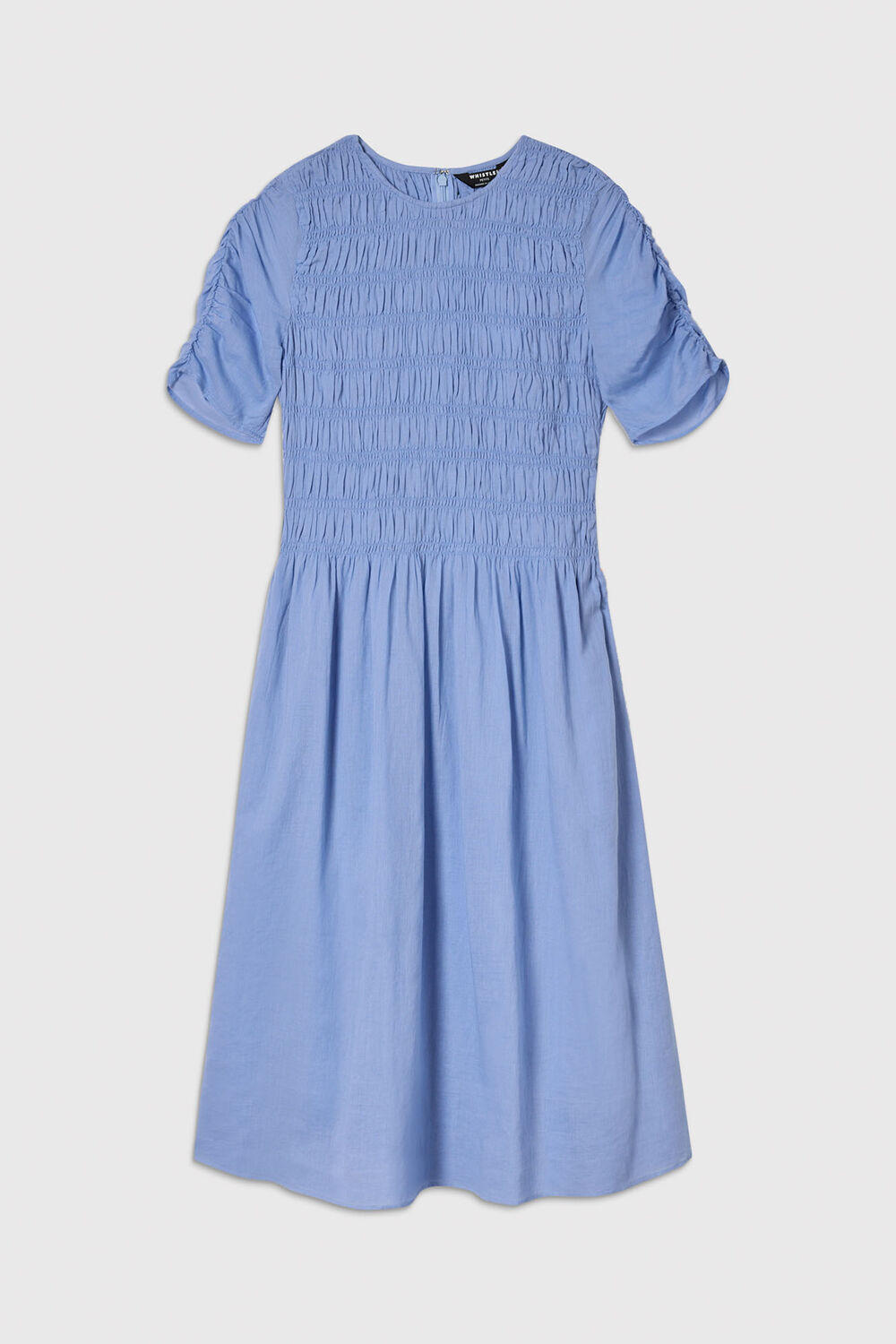 Pale Blue Avery Smocked Dress