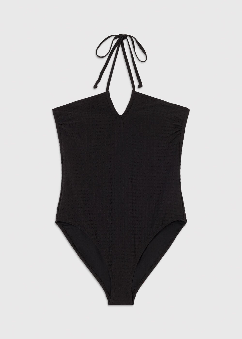 Textured Gingham Swimsuit
