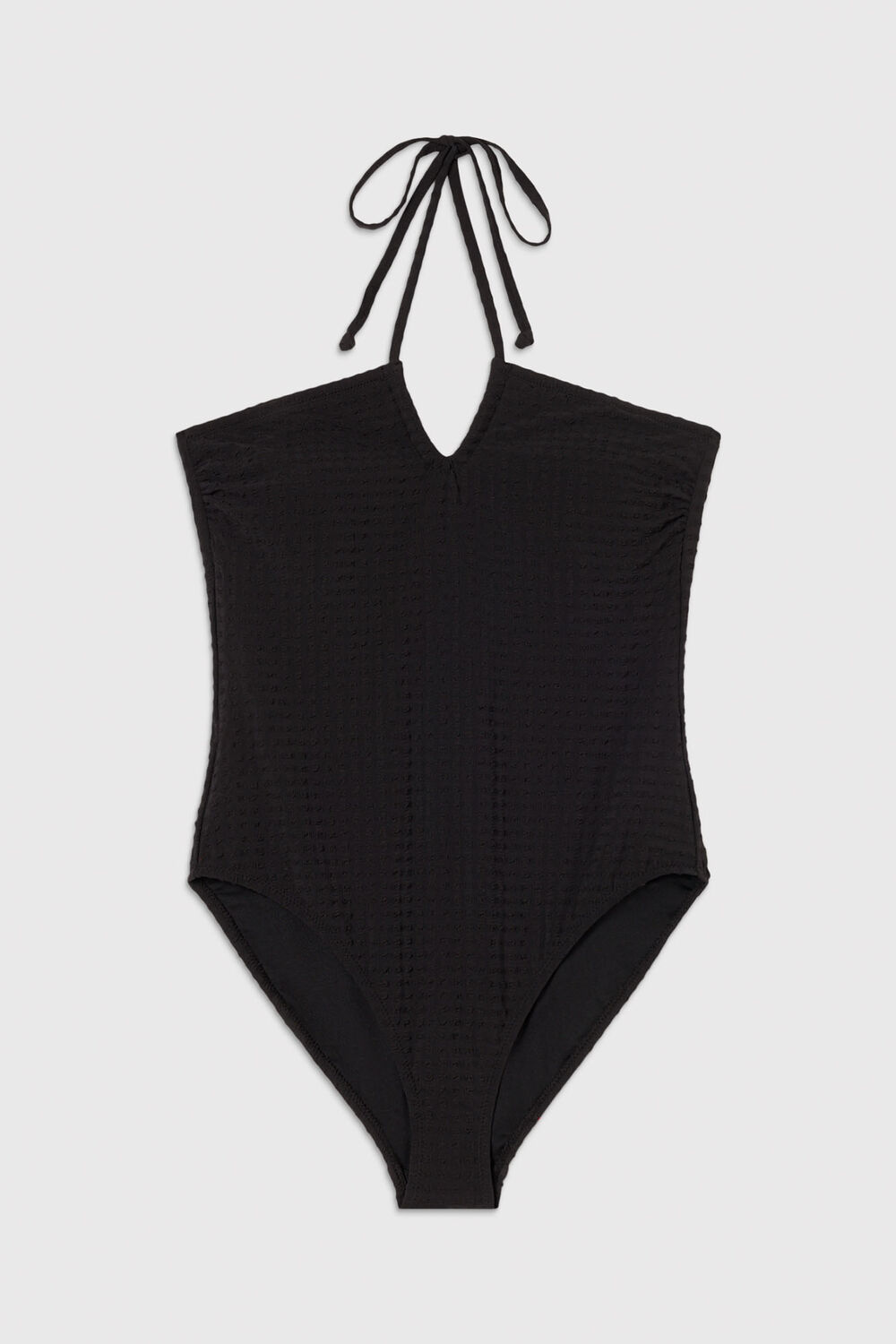 Textured Gingham Swimsuit