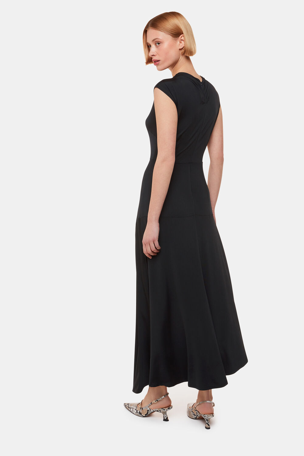 Iris Asymmetric Jersey Dress