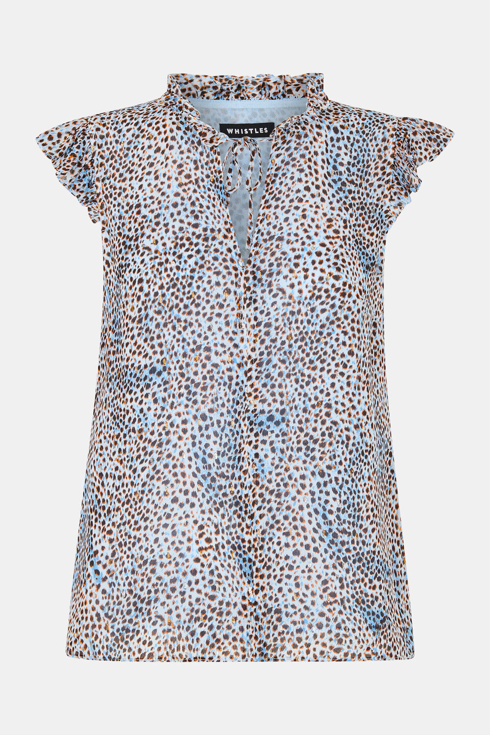 Ink Spot Frill Blouse