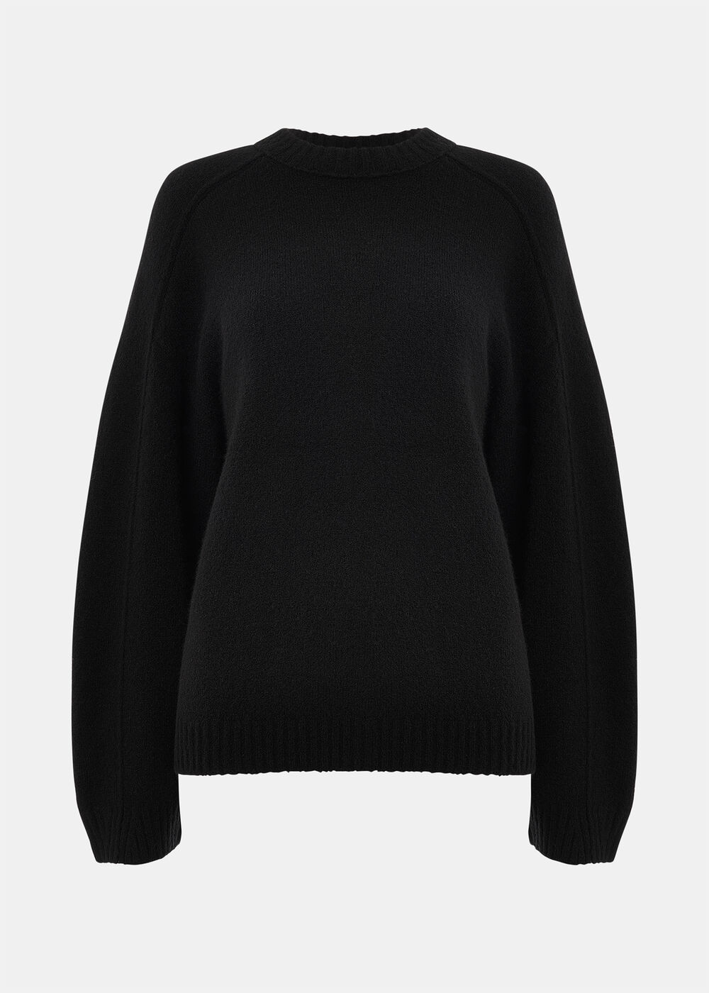 Wool Mix Seam Detail Knit