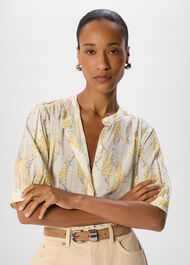 Ditsy Stem Textured Shirt