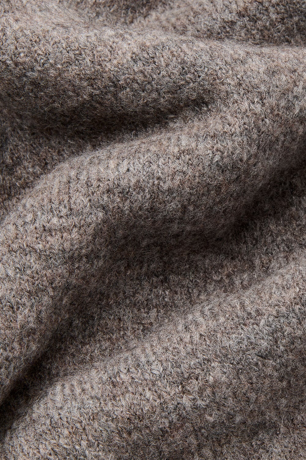 Wool Mix Crew Cardigan