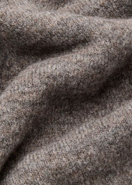 Wool Mix Crew Cardigan