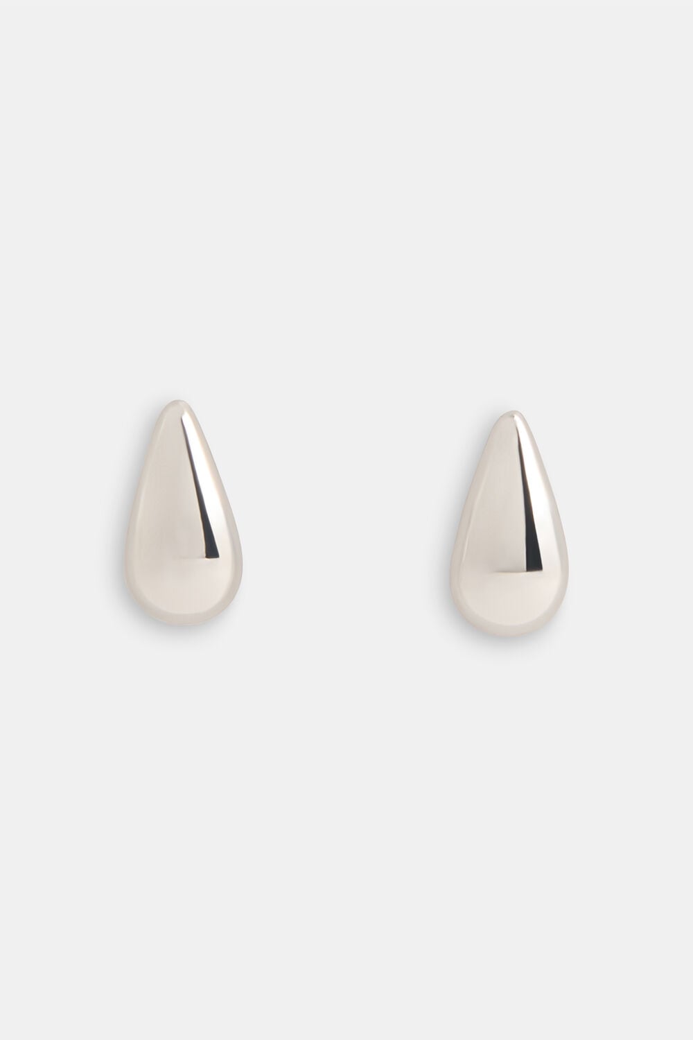 Silver Mini Teardrop Stud Earring