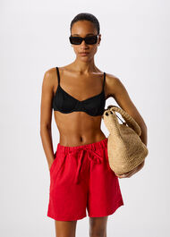 Ribbed Underwire Bikini Top