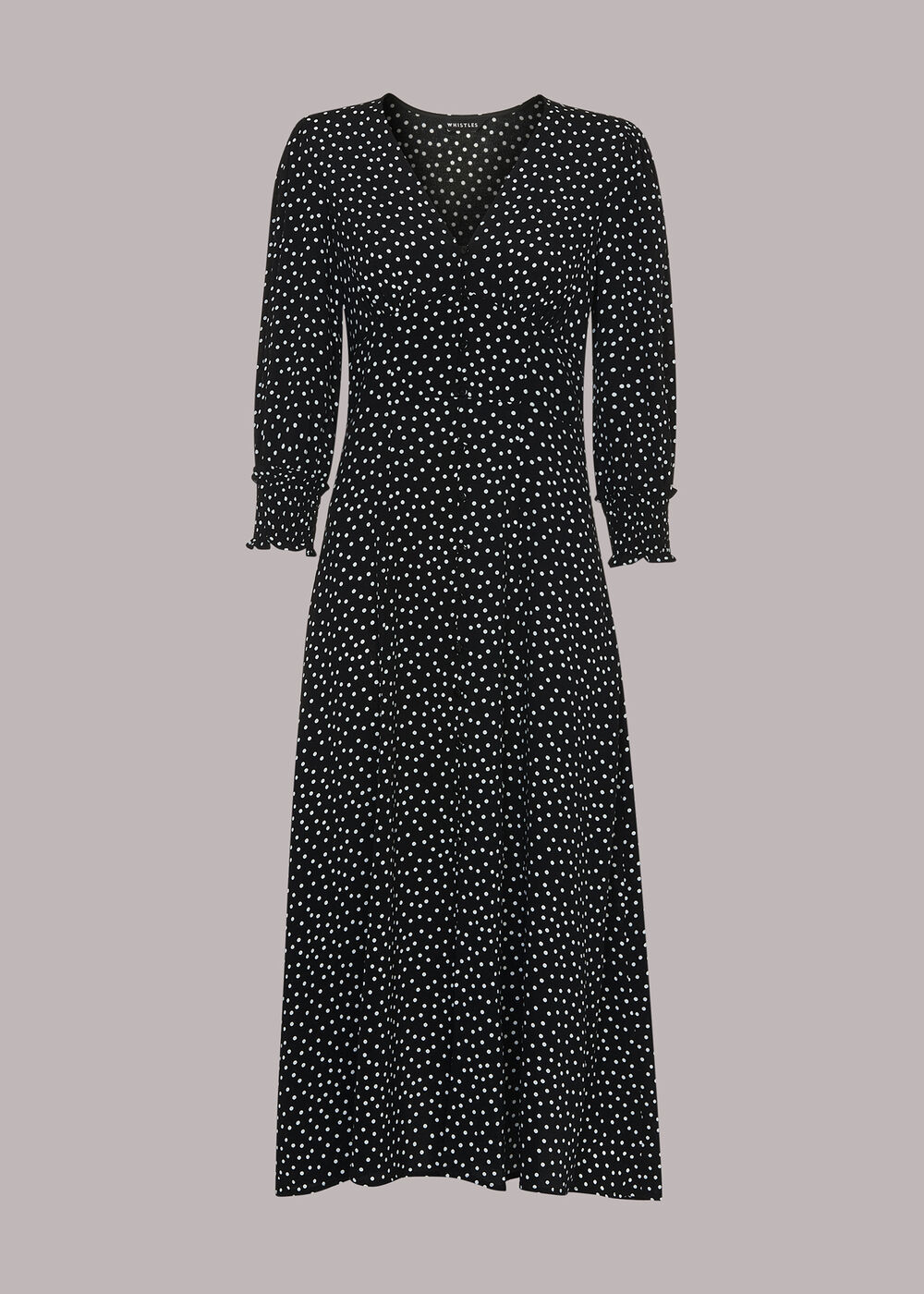 Ellie Spot Print Midi Dress