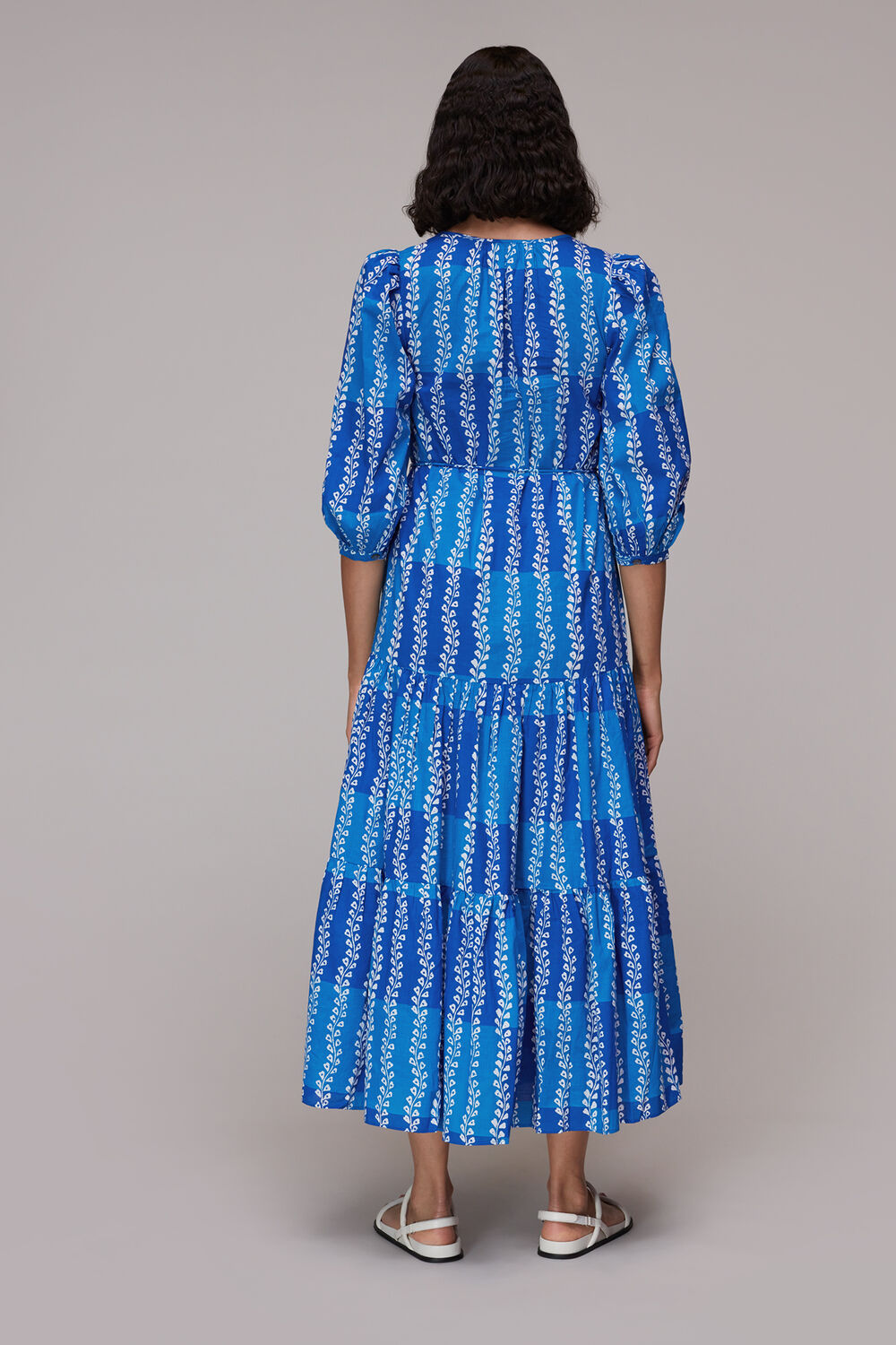 Trailing Leaf Trapeze Dress