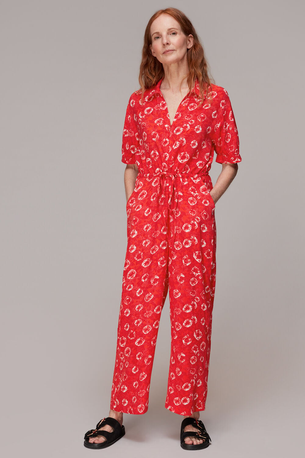 Multicolour Jenny Tie Dye Floral Jumpsuit