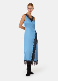 Iris Lace Detail Wrap Dress