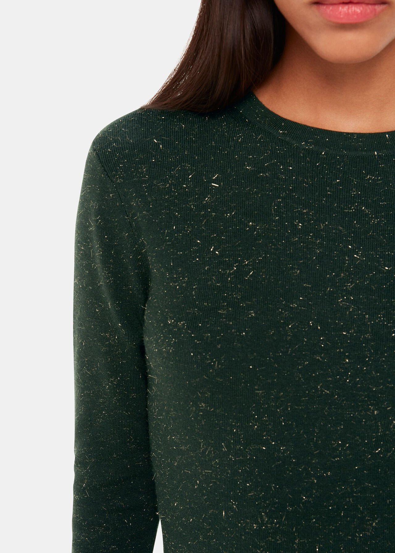 Petite Annie Sparkle Knit Dress
