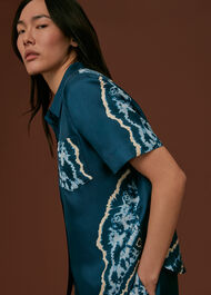 Silk Tie Dye Shirt