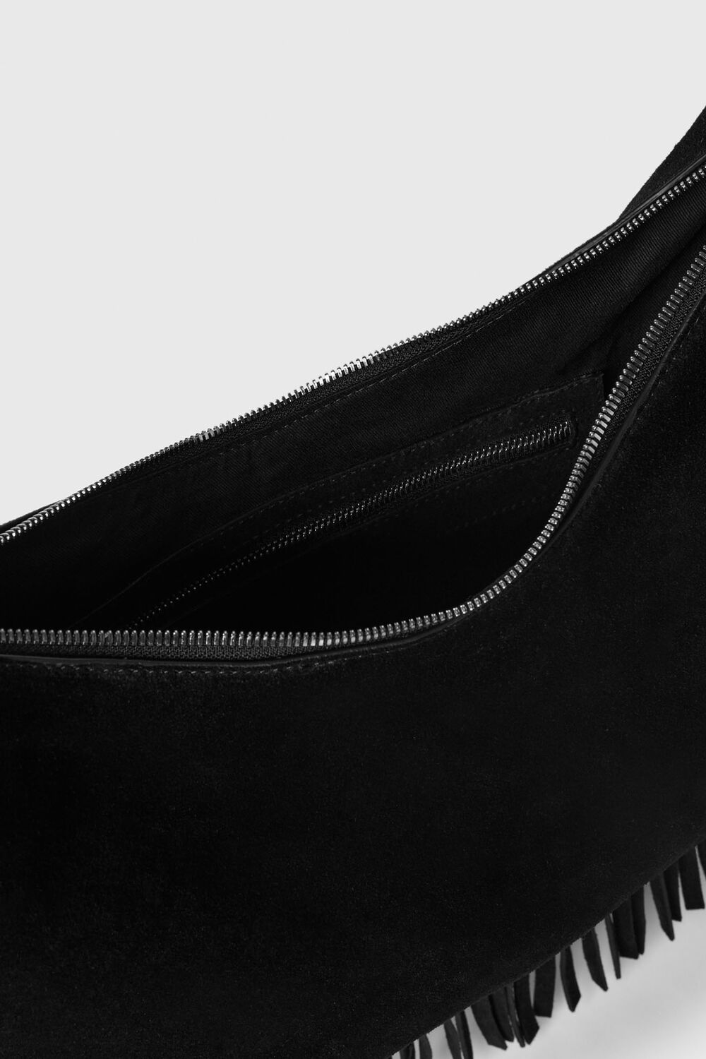 Sia Suede Fringed Bag