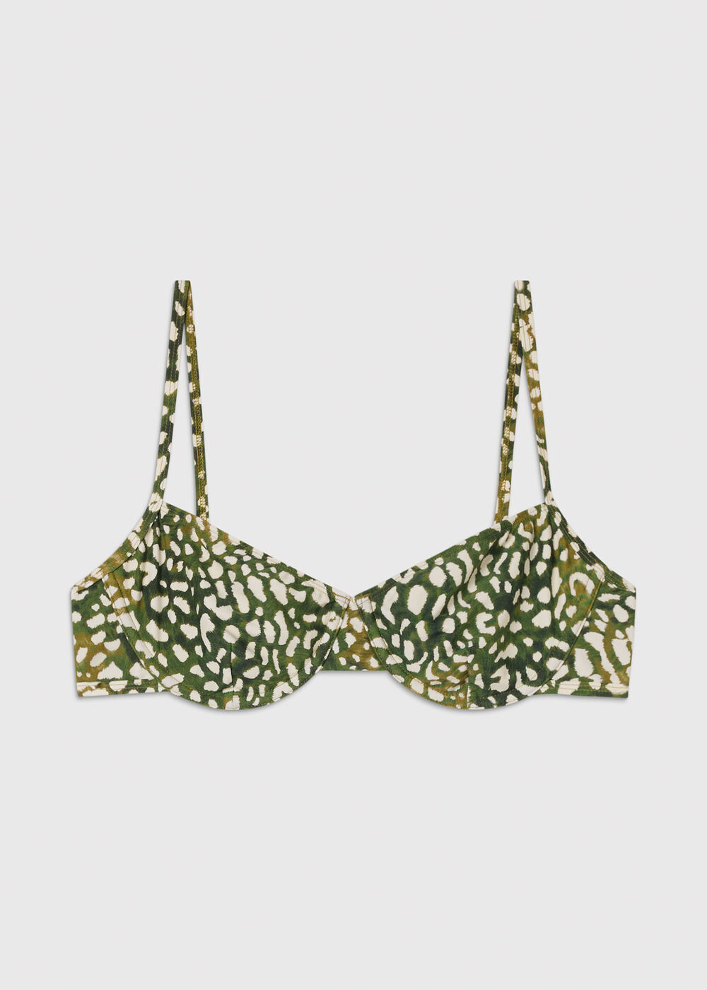 Animal Underwire Bikini Top