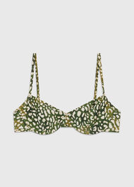 Animal Underwire Bikini Top