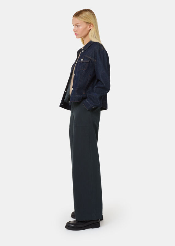 Washed Black Ruth Relaxed Leg Pants 