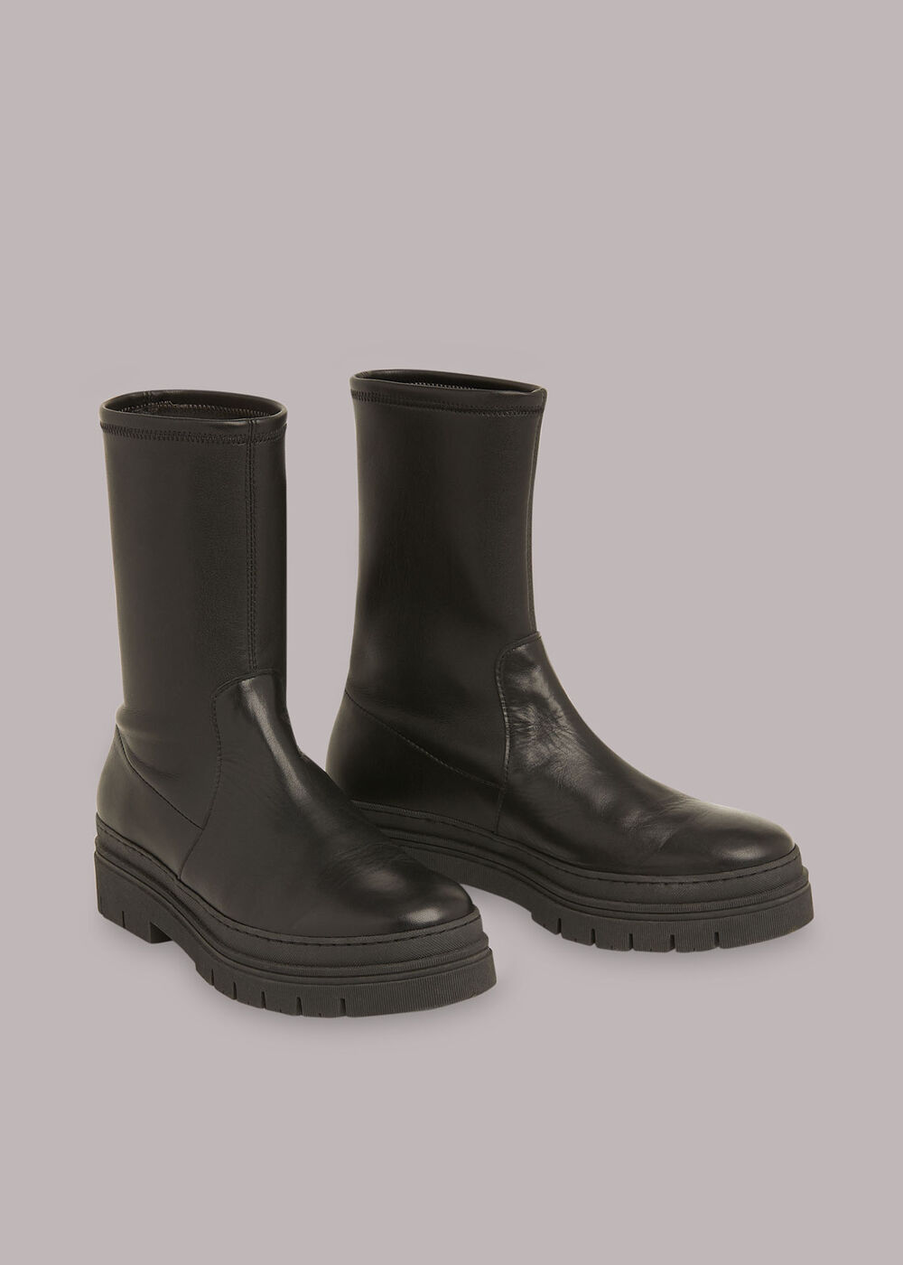 Knole Sock Chunky Chelsea Boot
