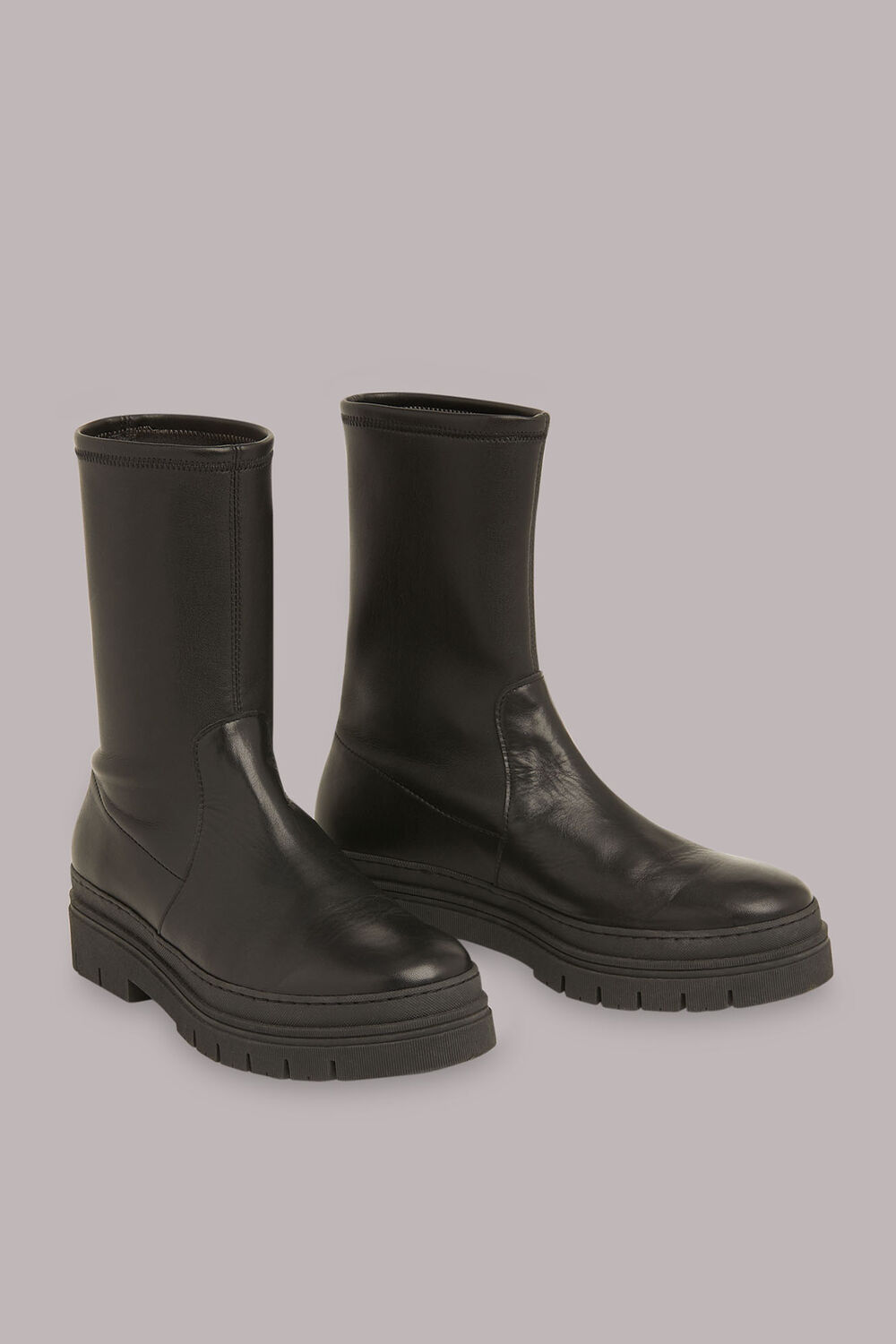 Knole Sock Chunky Chelsea Boot