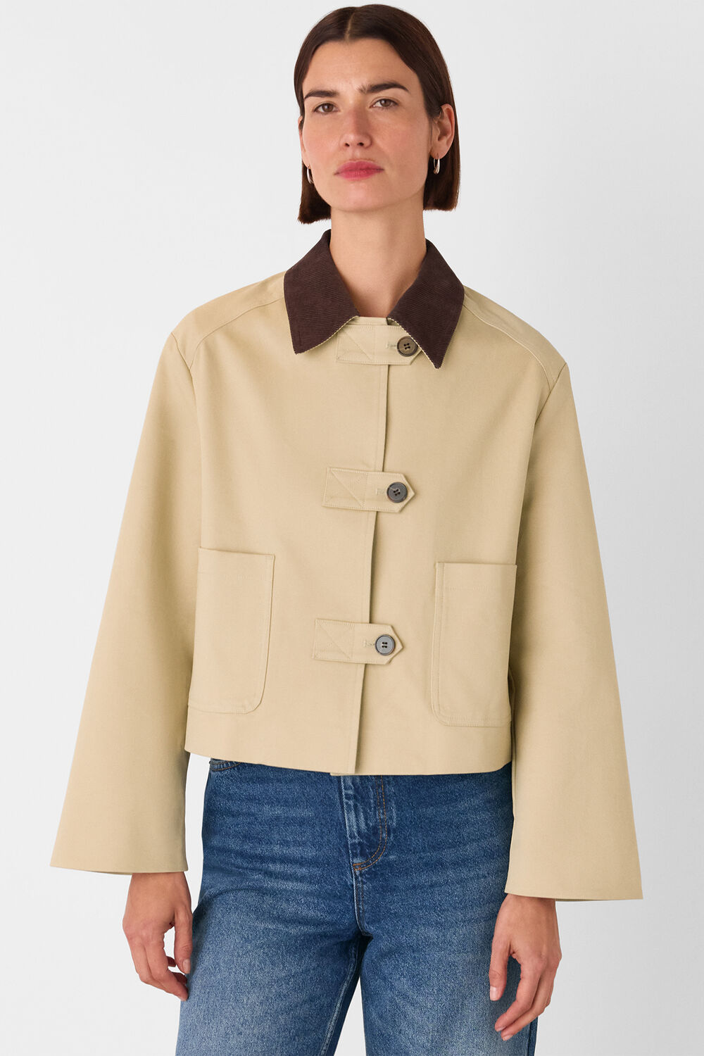 Corduroy Collar Jacket