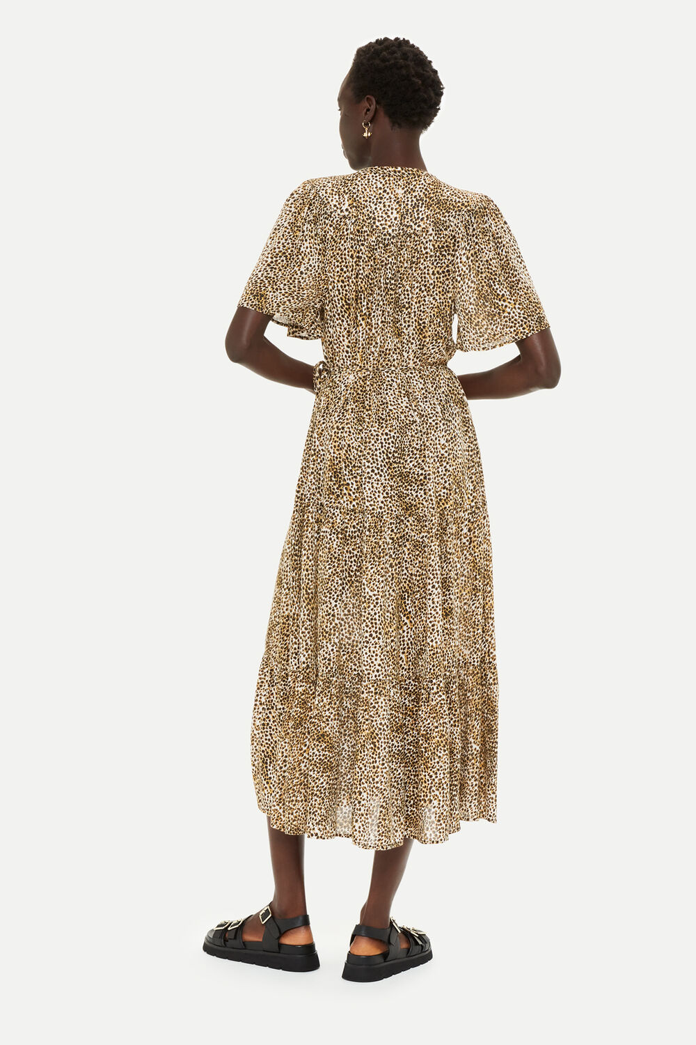 Petite Ink Spot Trapeze Dress