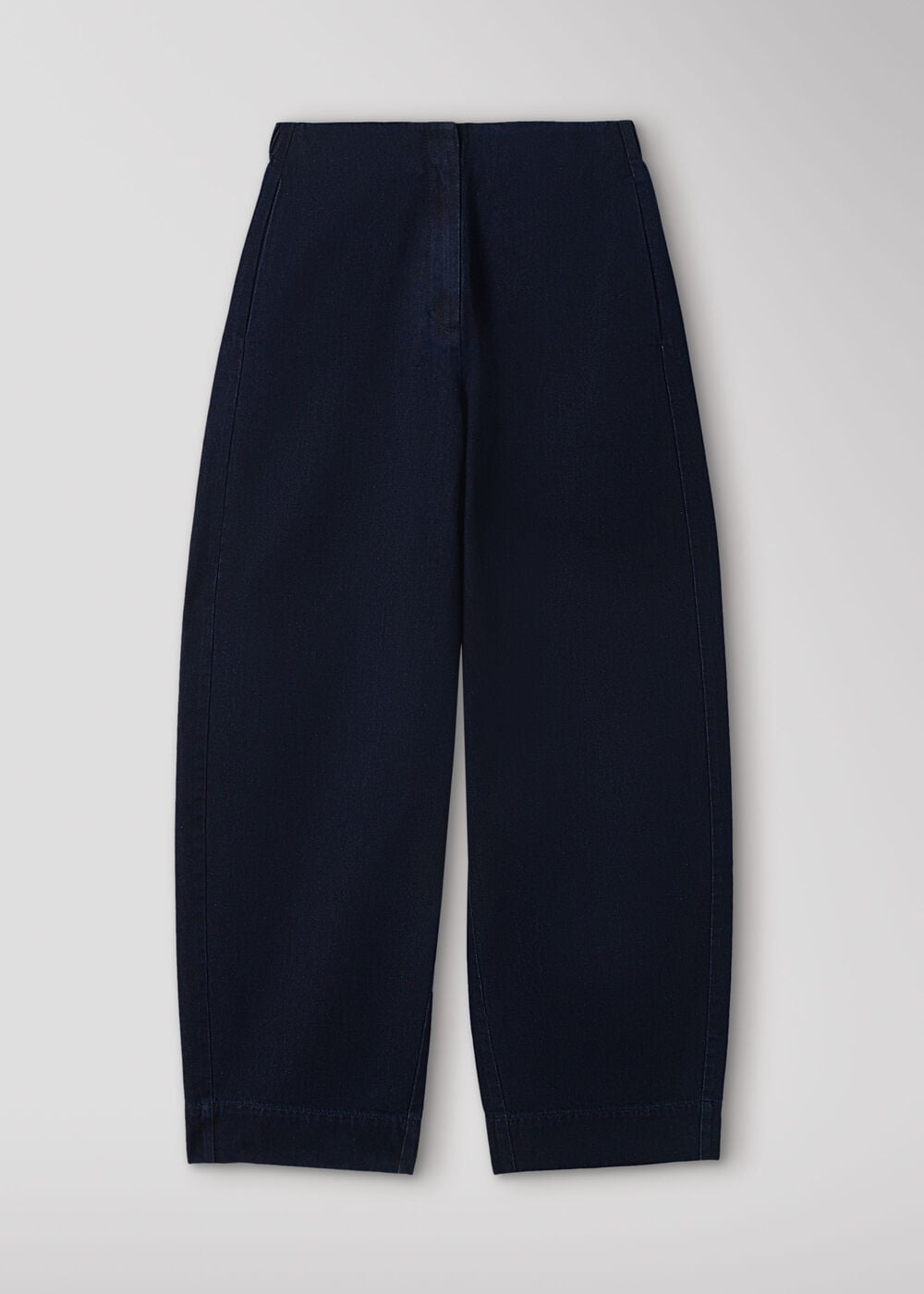 High Rise Clean Barrel Trouser