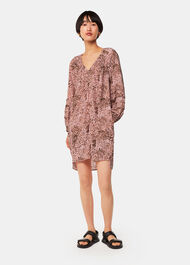 Animal Swirl Cocoon Dress