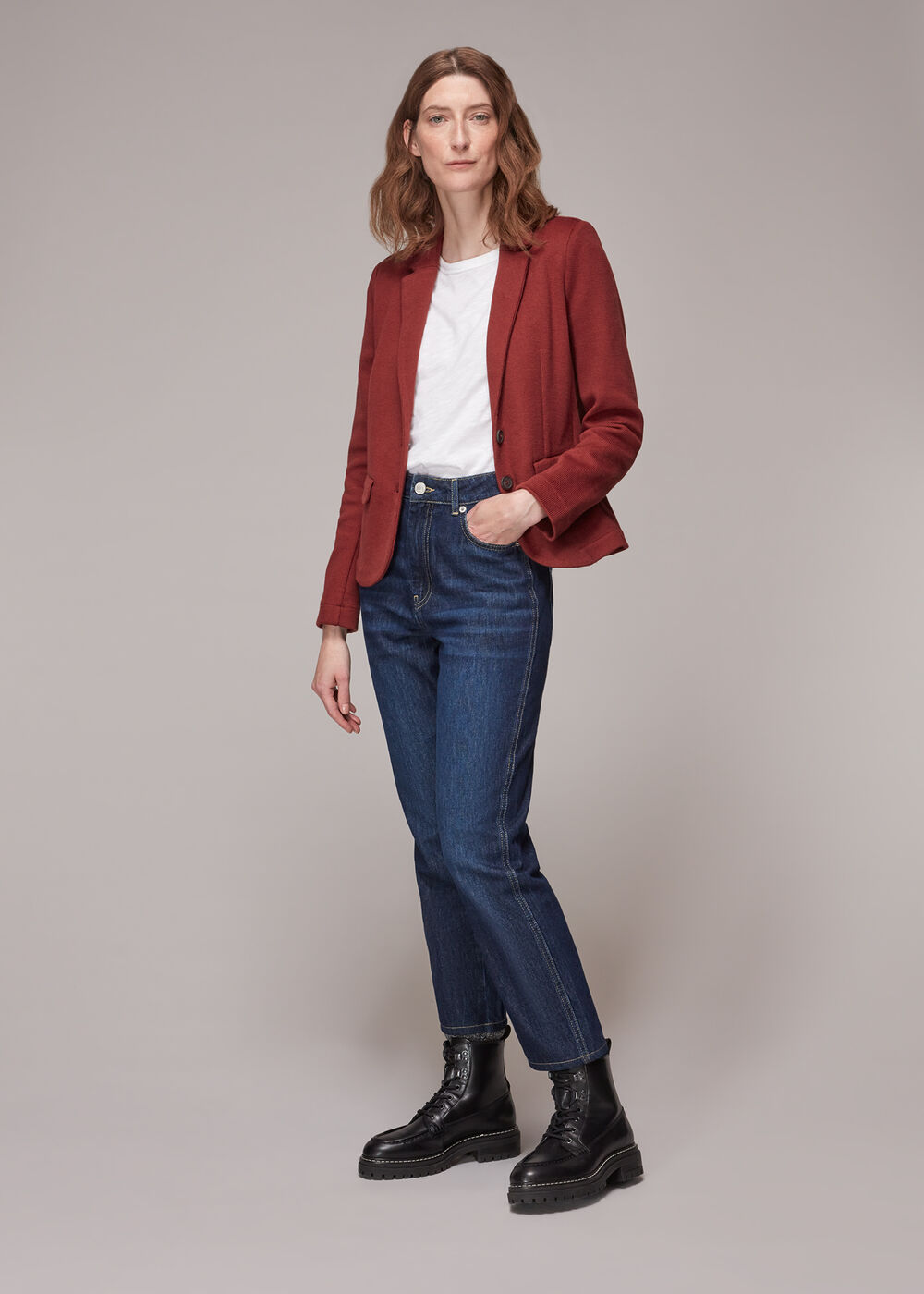 Slim Fit Jersey Jacket