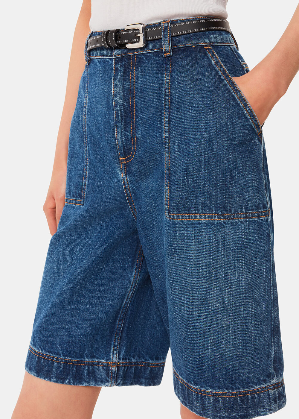 Raya Longline Denim Short