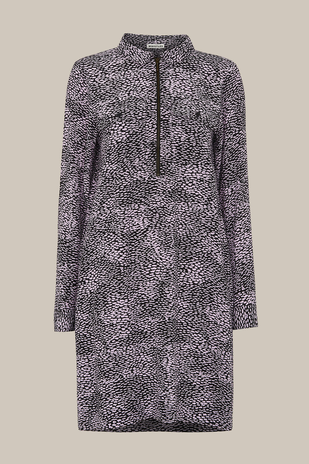 Kay Ripple Print Shift Dress