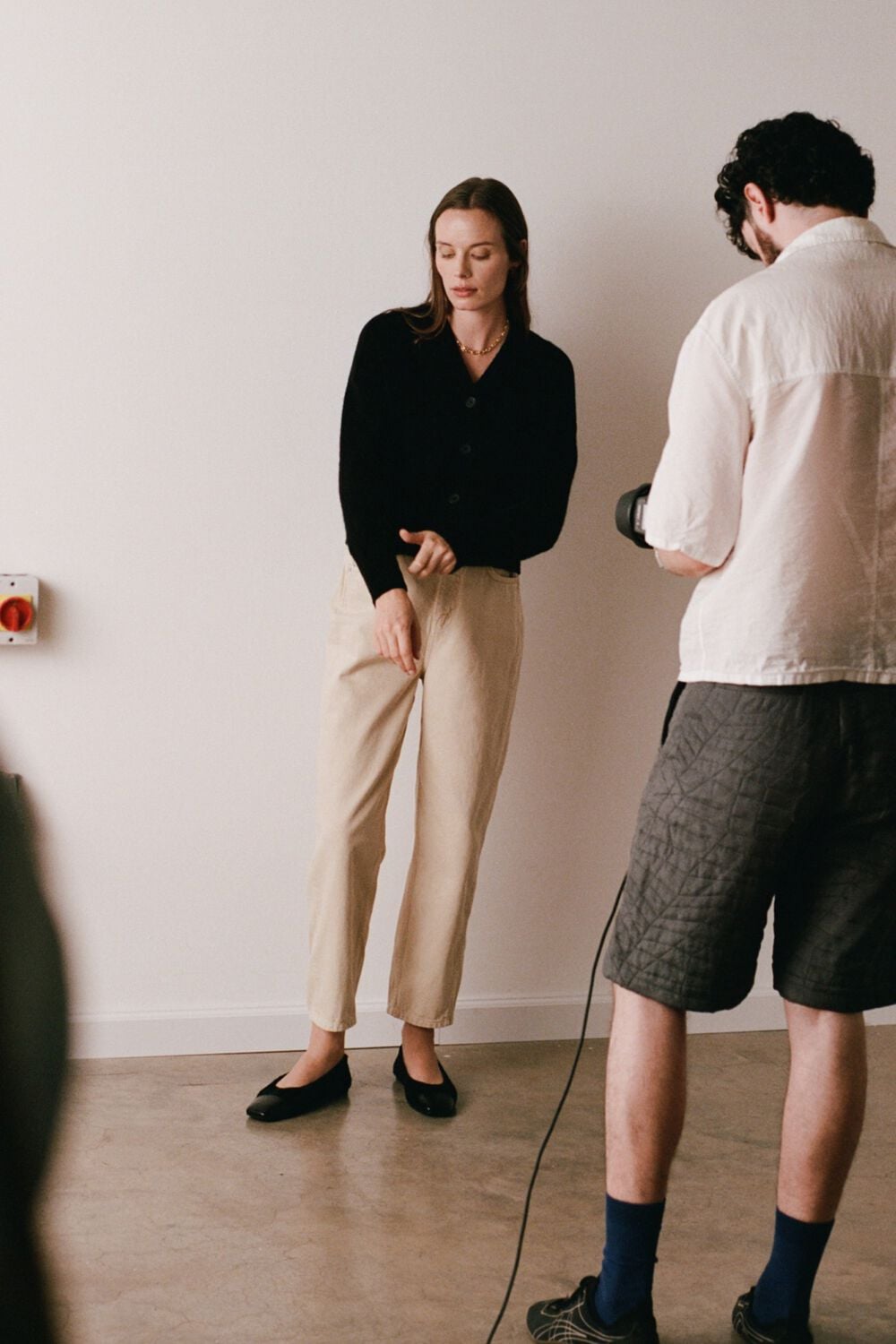 Cashmere Button Cardigan