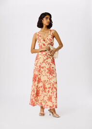 Floral Lily Dobby Maxi Dress