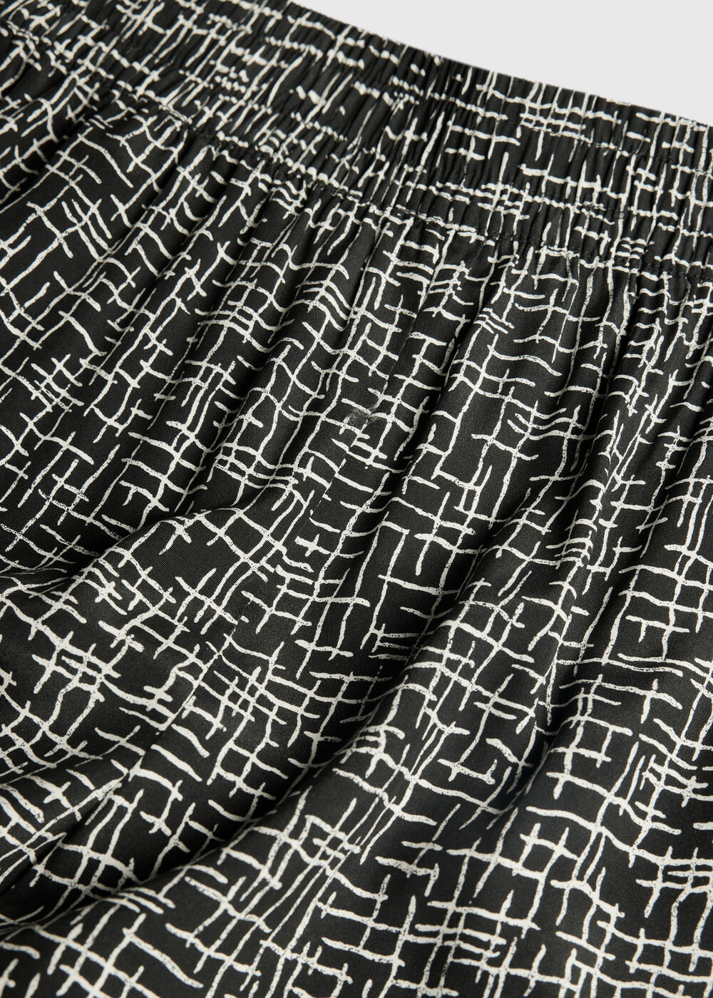 Petite Woven Grid Crop Trouser