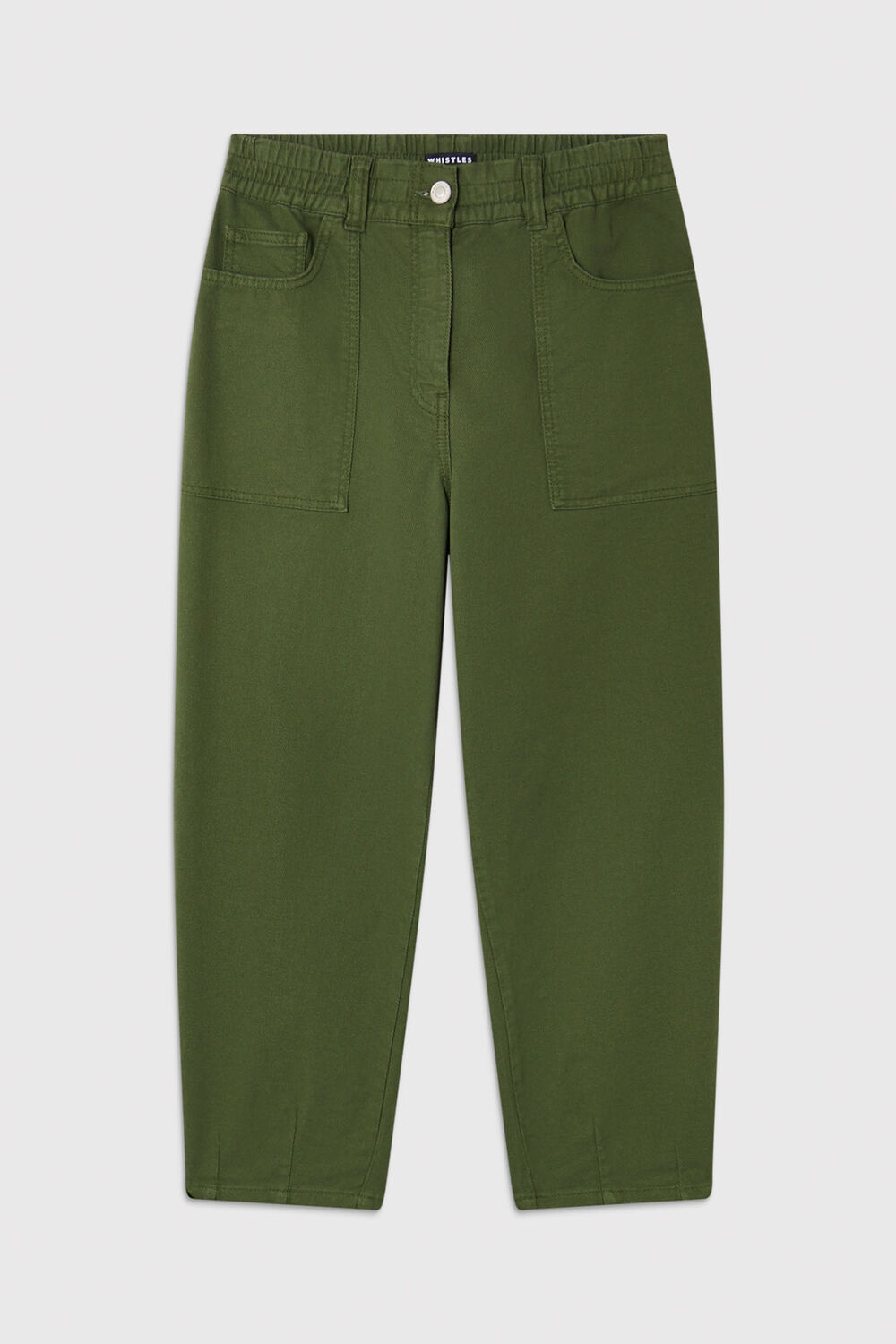 Khaki Petite Tessa Casual Pants&nbsp;