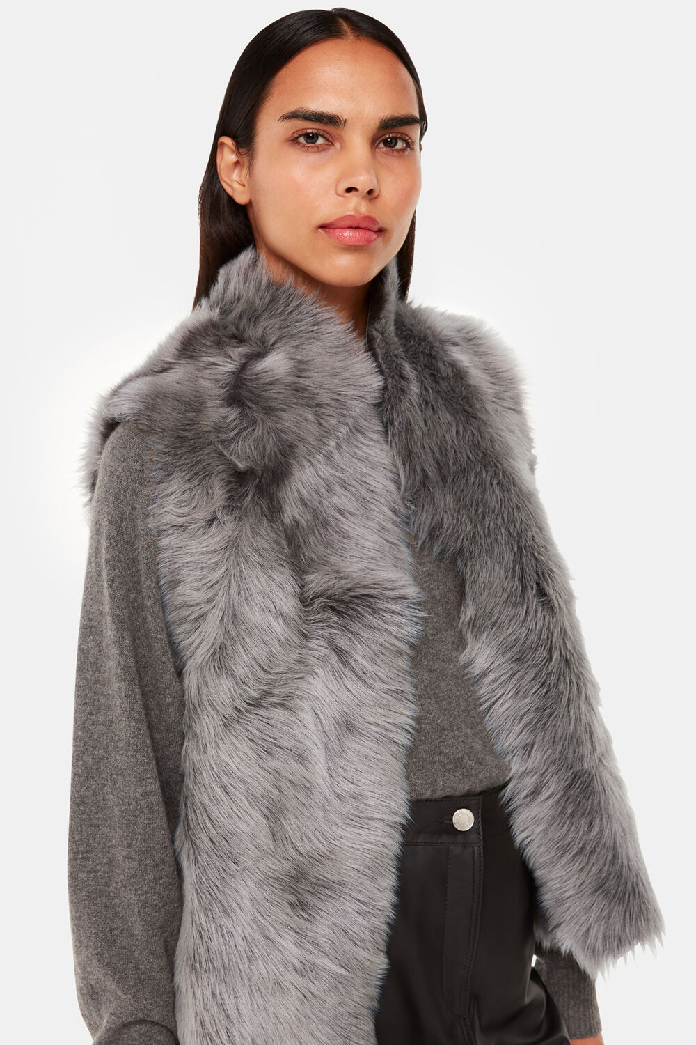 Short Toscana Sheepskin Gilet