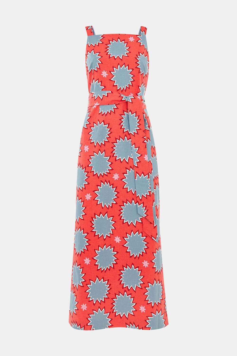 Sunburst Linen Blend Dress