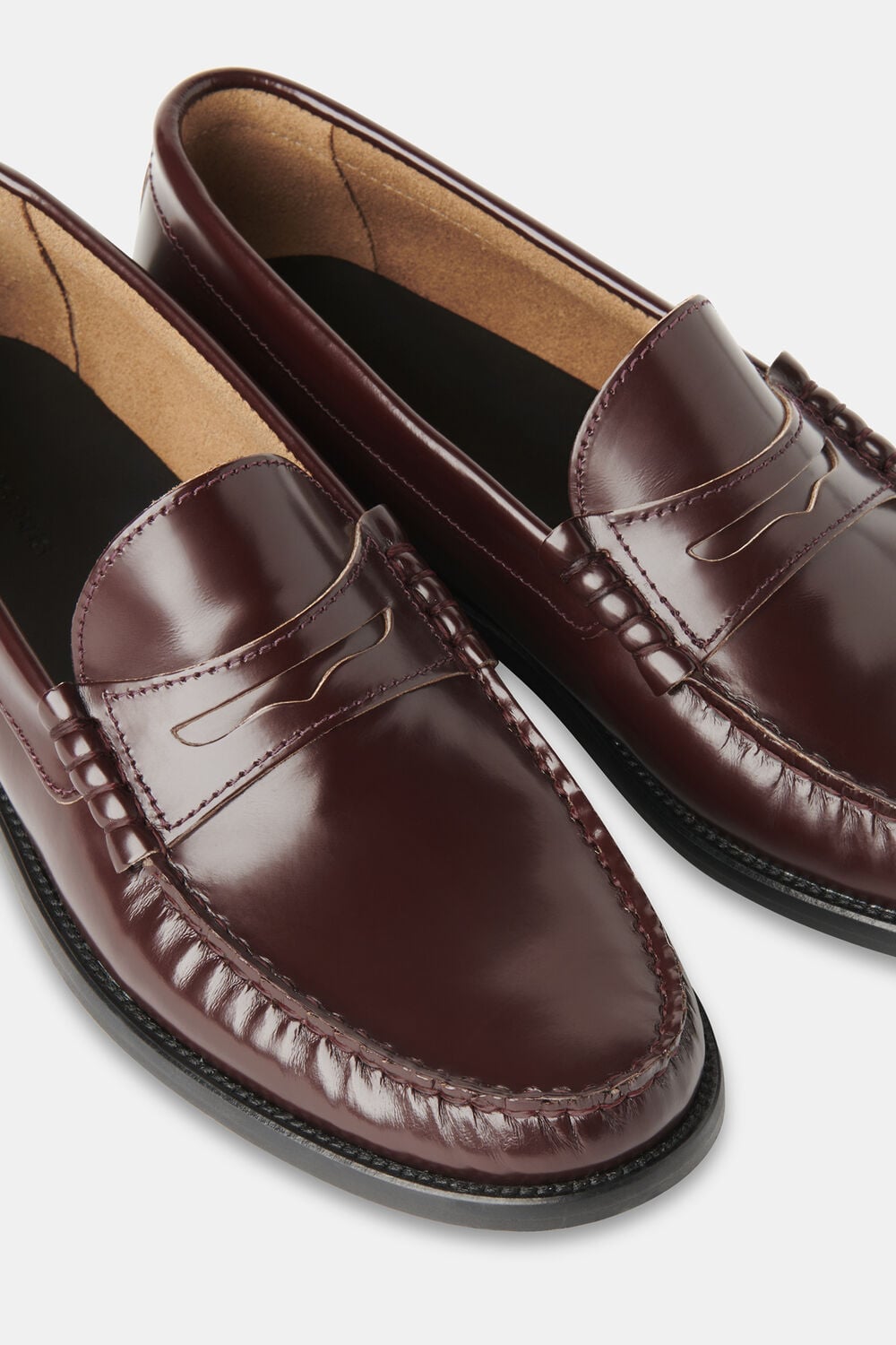 Burgundy Manny Slim Loafer