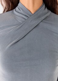 Drape Neck Jersey Top