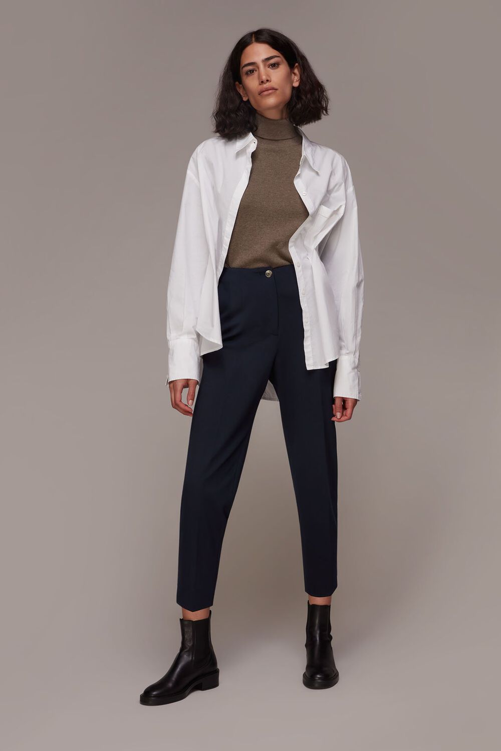 Lila Tapered Ponte Trouser