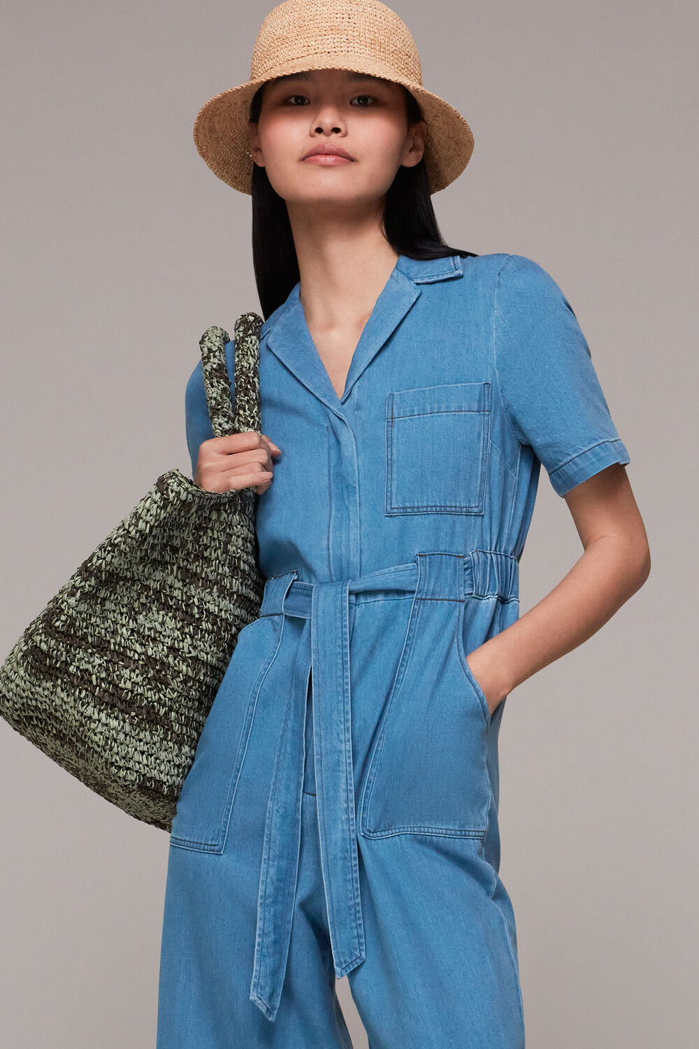 Ciara Denim Jumpsuit