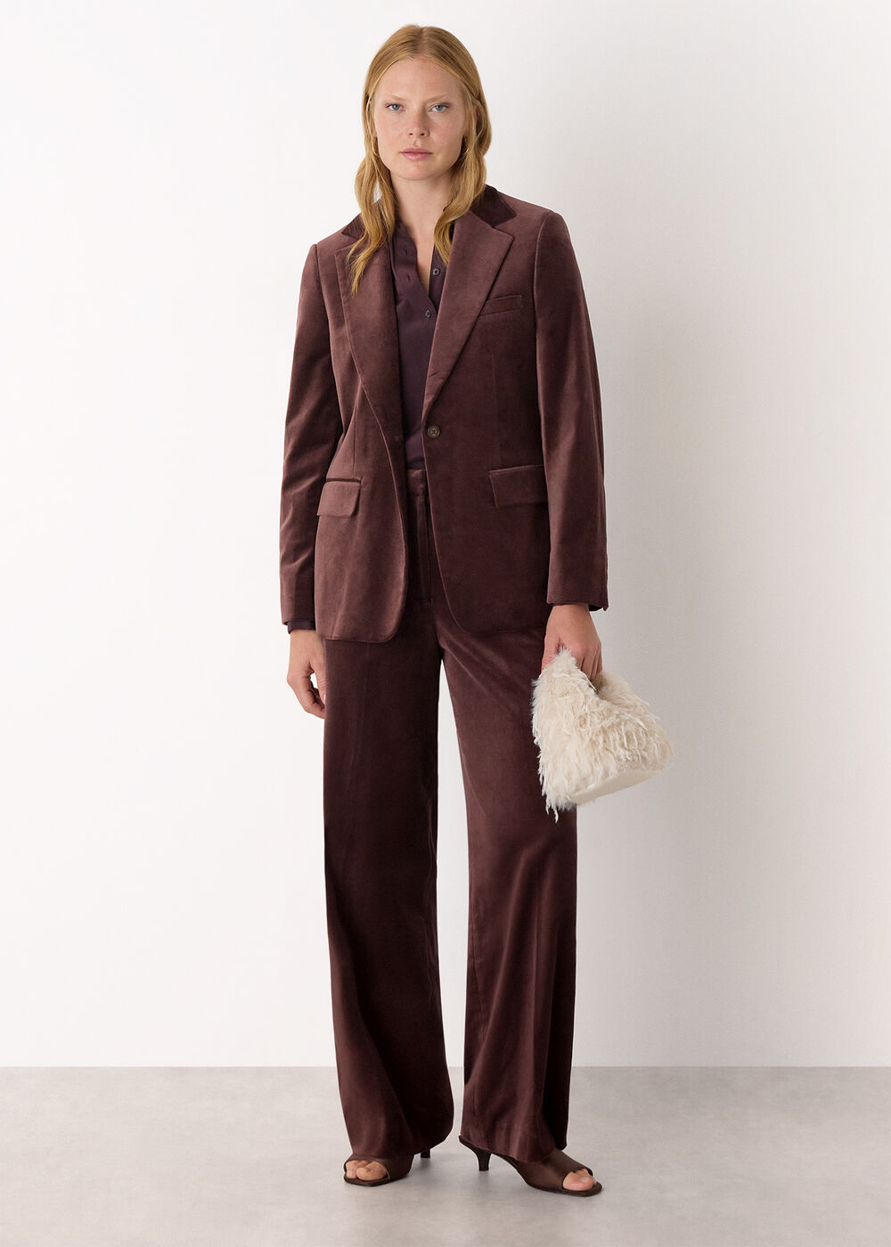 Velvet Straight Leg Trouser
