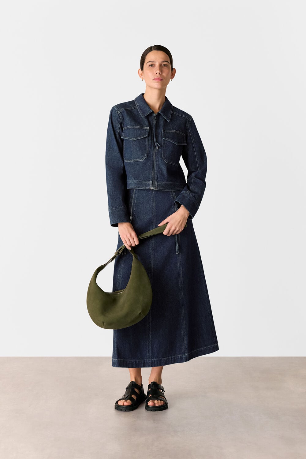 Suzana Western Denim Jacket