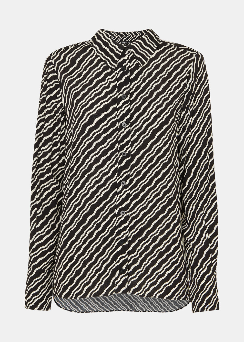 Diagonal Ripple Print Shirt