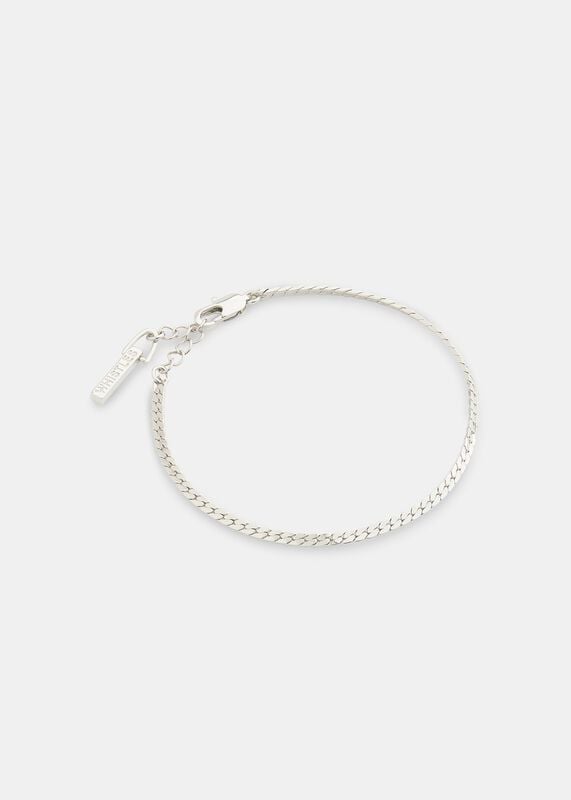 Silver Classic Snake Chain Bracelet